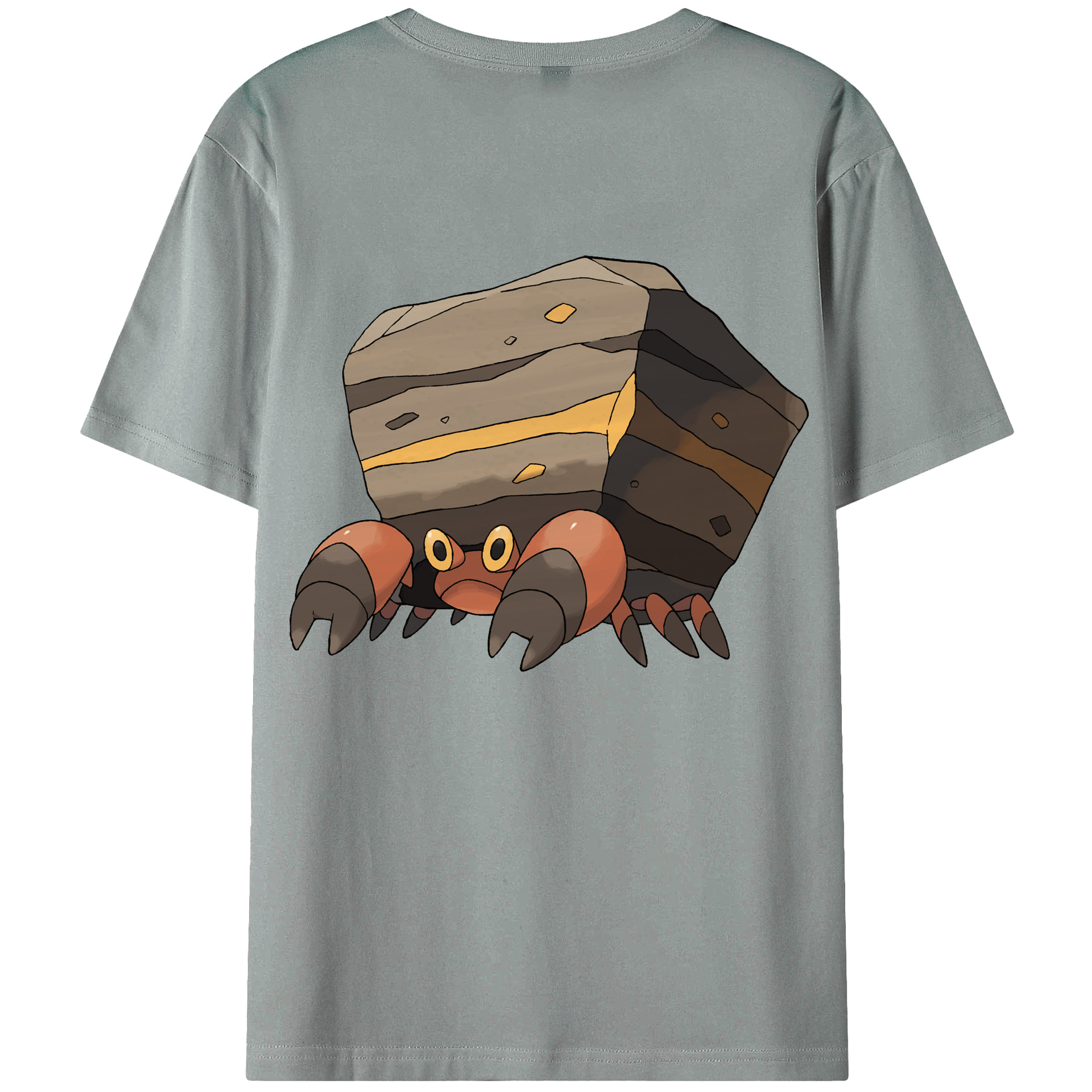 （画像用） ポケットモンスター Pokémon 綿100％ メンズ半袖Tシャツ（バックプリント） 通気性